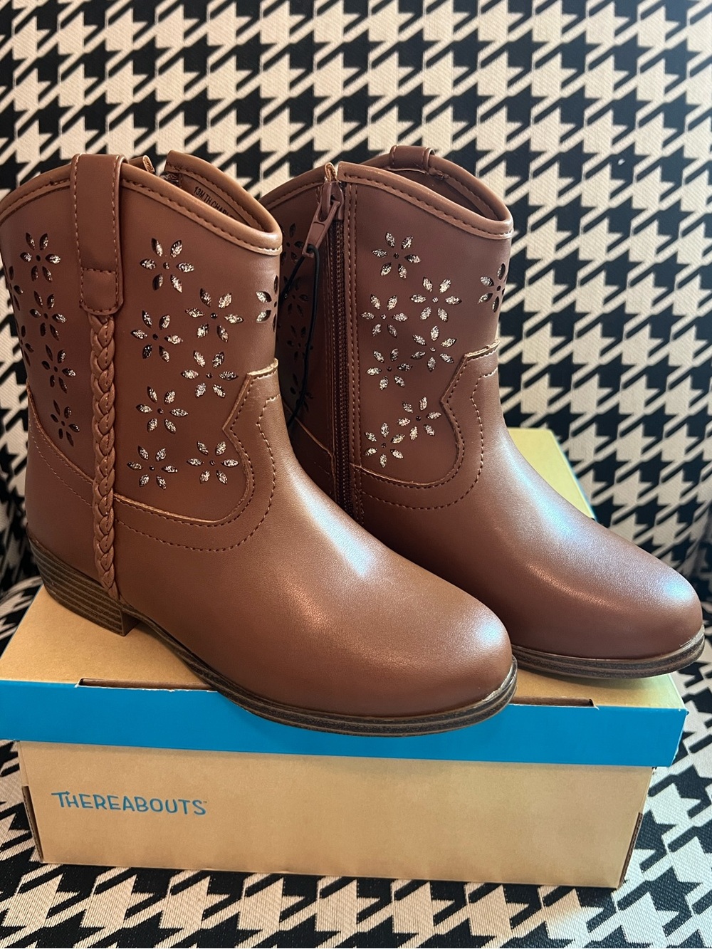 Thereabouts TH Charlee Cognac Girls-Size 13